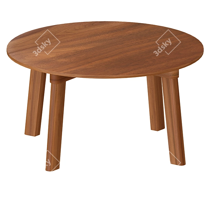 Scandinavian Style Coffee Tables 3D model image 2