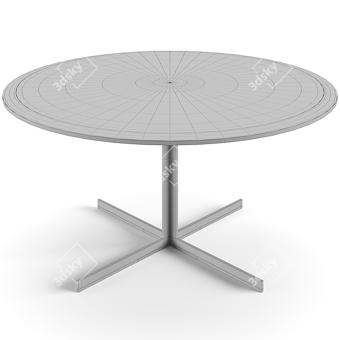 Stylish Janus Tables Set 3D model image 4
