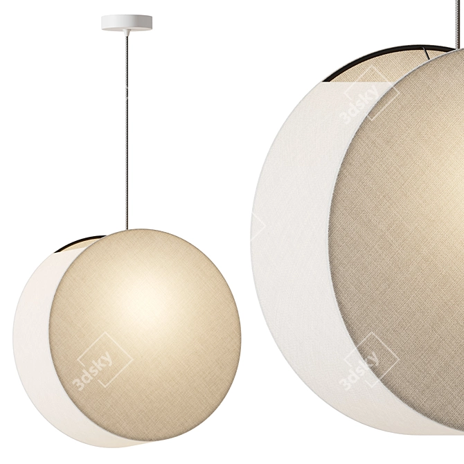 Moderno Pendant Lamp Set 3D model image 1