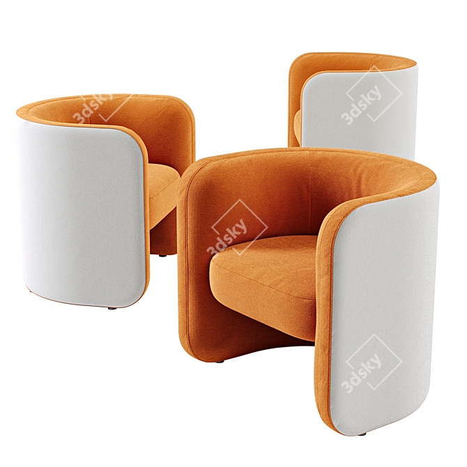 Stylish Lounge Chair for You 3D model image 2