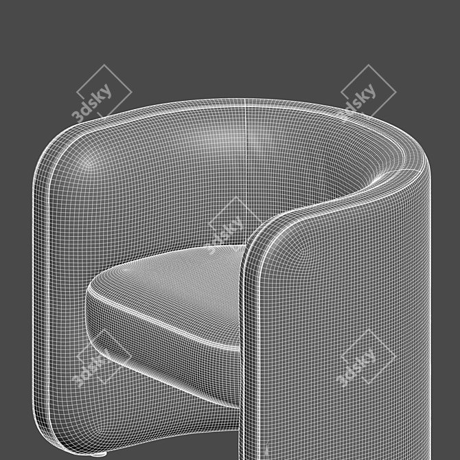 Stylish Lounge Chair for You 3D model image 8