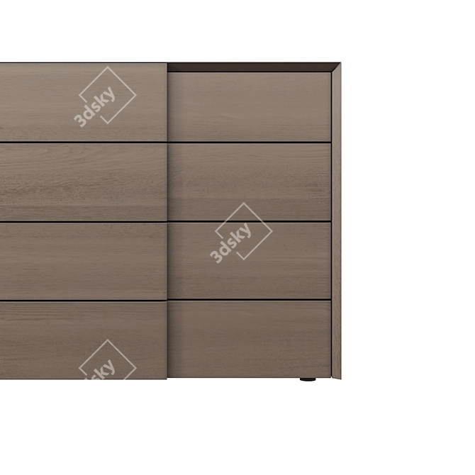  Modern Giellesse Twist Console 3D model image 2