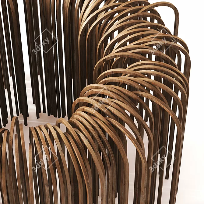 Modern Parametric Wall Decor 3D model image 3