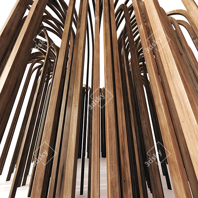 Modern Parametric Wall Decor 3D model image 4