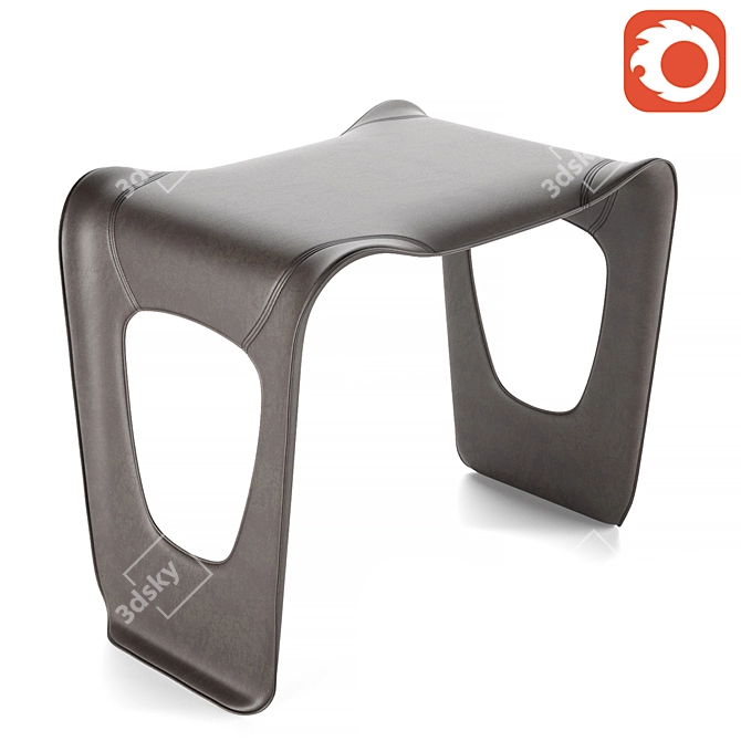 Modern Elegant Cassina Side Table 3D model image 6