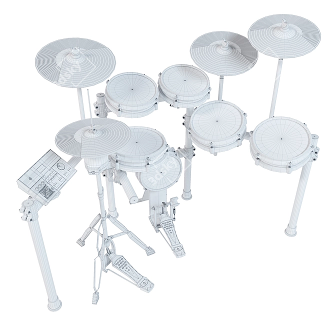 Dynamic Electronic Drum Kit MPS-850 3D model image 6