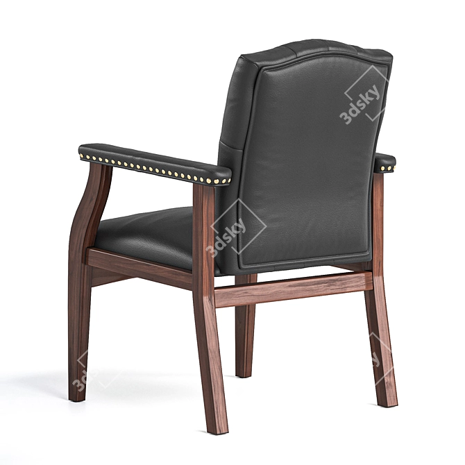 Ivy League Boss Office Chair 3D model image 2