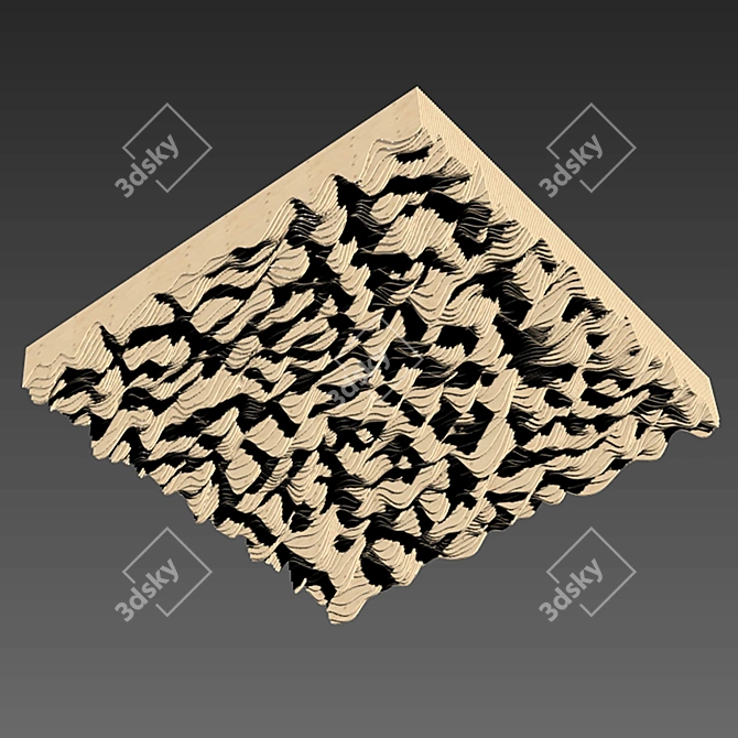  Geometric Texture Pack with Smoothed Geometry 3D model image 6