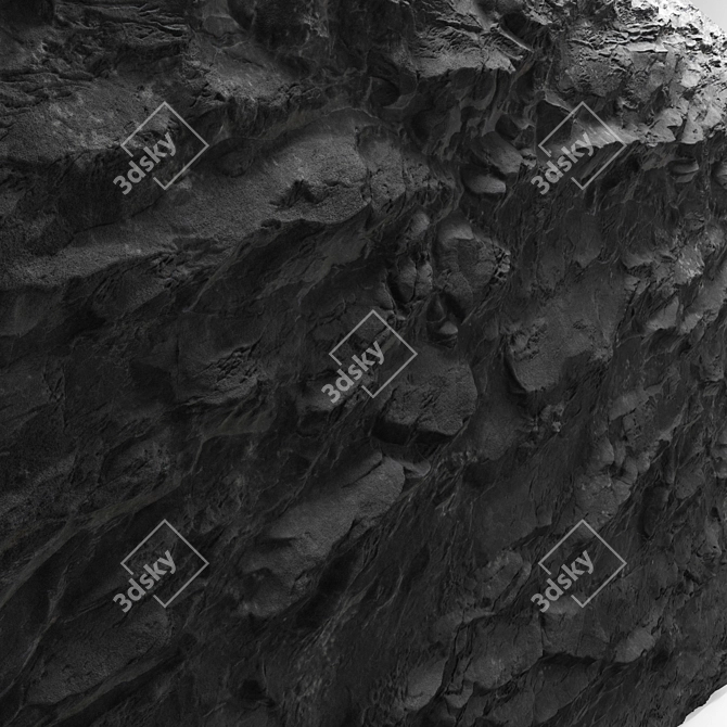 Stone Wall Materials Pack 3D model image 2