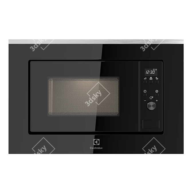 Haier LMS2203EMX Built-In Microwave 3D model image 2