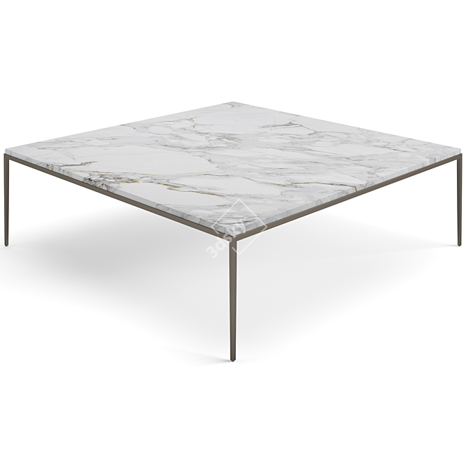 Sleek Misuraemme Kessler Coffee Tables 3D model image 5