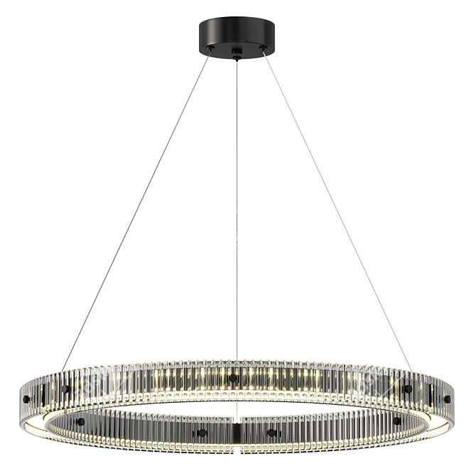 Elegant Meyda Chandelier Light Fixture 3D model image 1