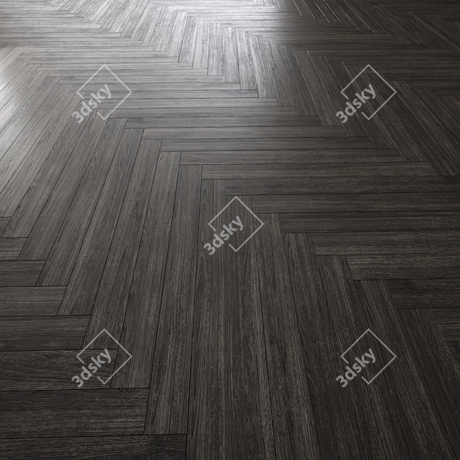 Premium Oak Floor Textures Pack 3D model image 6