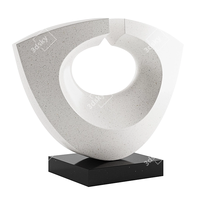 Robert Fogell Abstract Sculpture Grip 3D model image 2