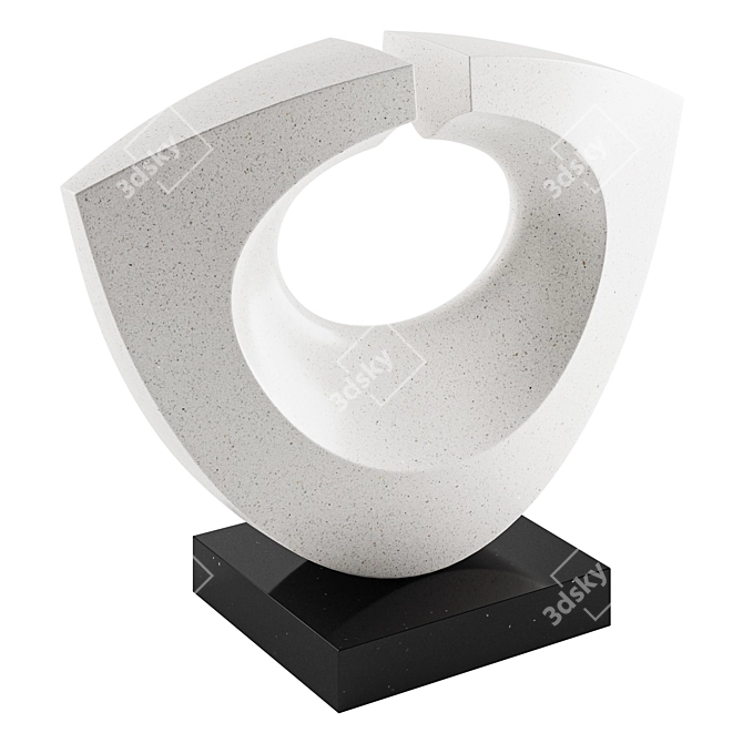 Robert Fogell Abstract Sculpture Grip 3D model image 3