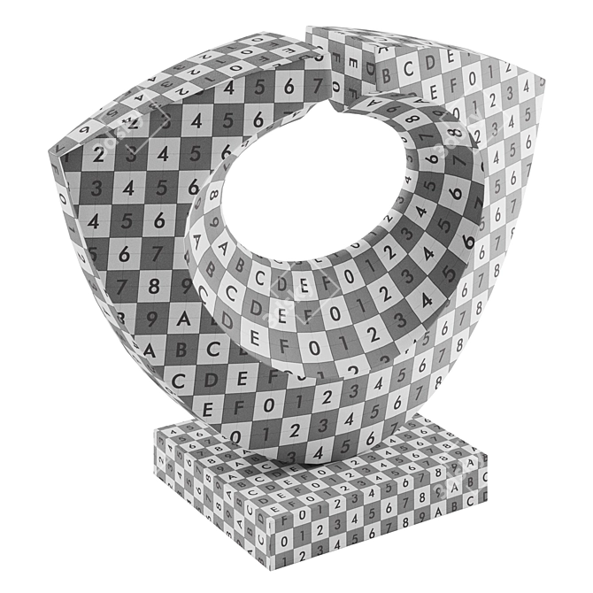 Robert Fogell Abstract Sculpture Grip 3D model image 4