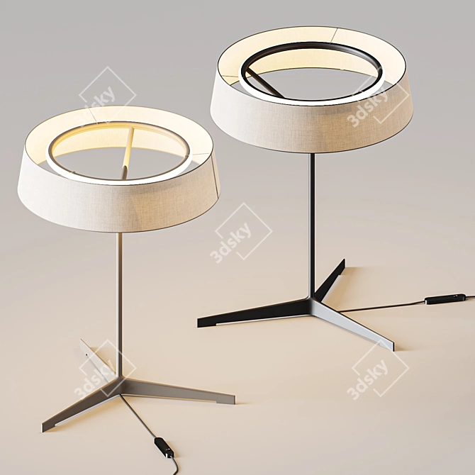 Modern Vibia Dama Table Lamp 3D model image 2