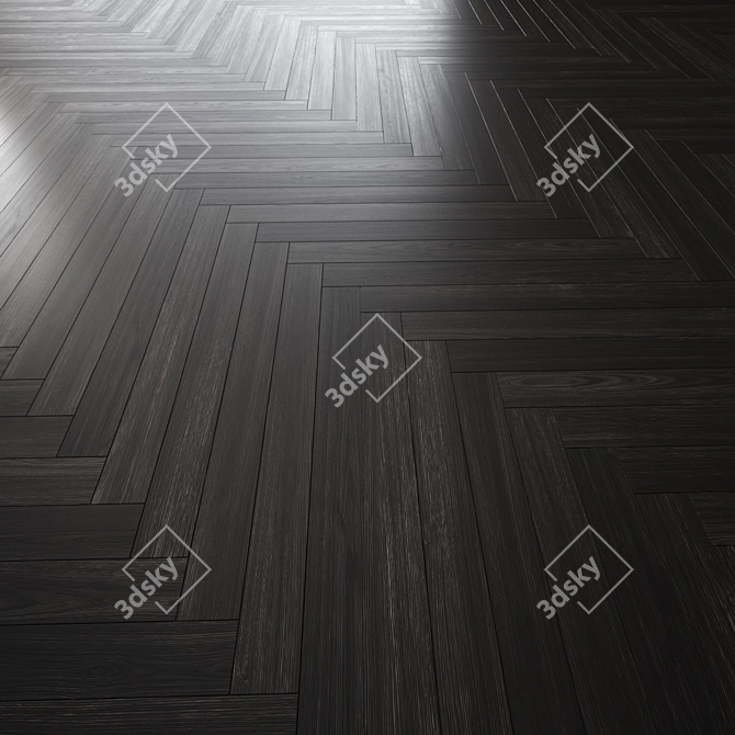 Oak Parquet Pack | 4 Layouts 3D model image 6