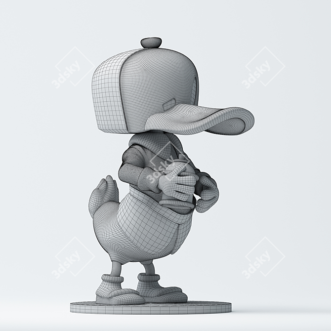 Disney Donald Duck 3D Model 3D model image 2