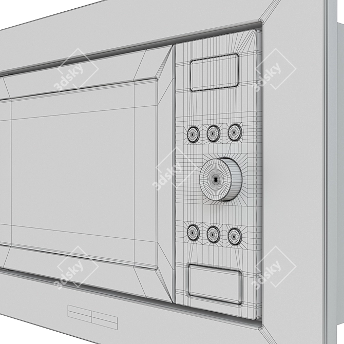 Kuppersberg Built-In Microwave HMW 615 X 3D model image 7