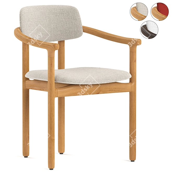 Sleek Nigiri Chair Design 3D model image 1