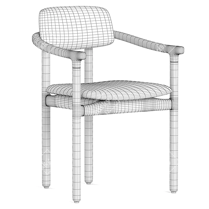 Sleek Nigiri Chair Design 3D model image 4