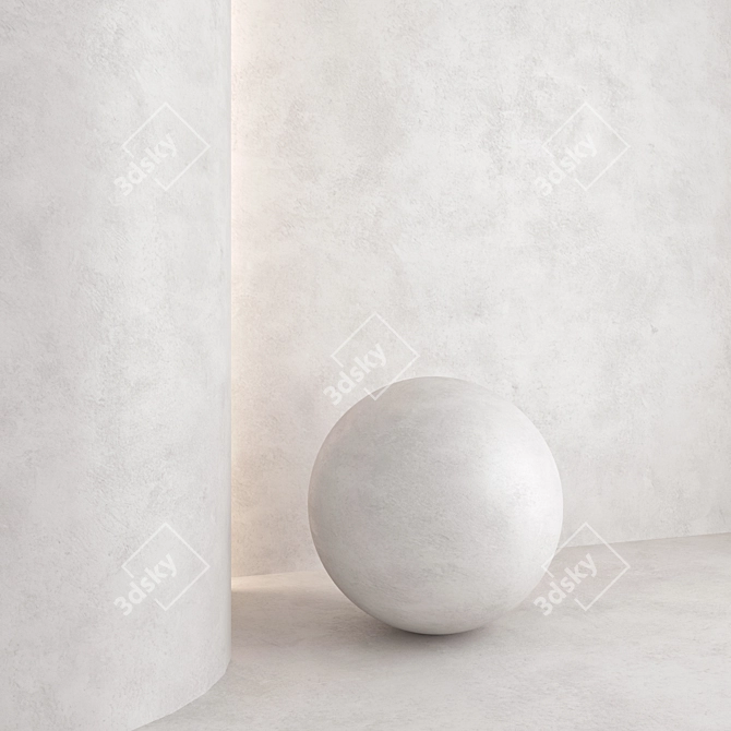 Luxury Decorative Plaster Collection 3D model image 4