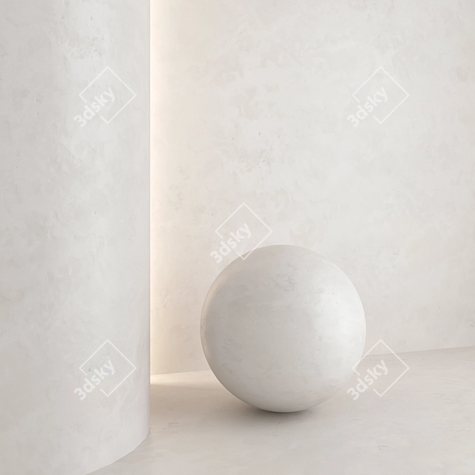 Luxury Decorative Plaster Materials 3D model image 3