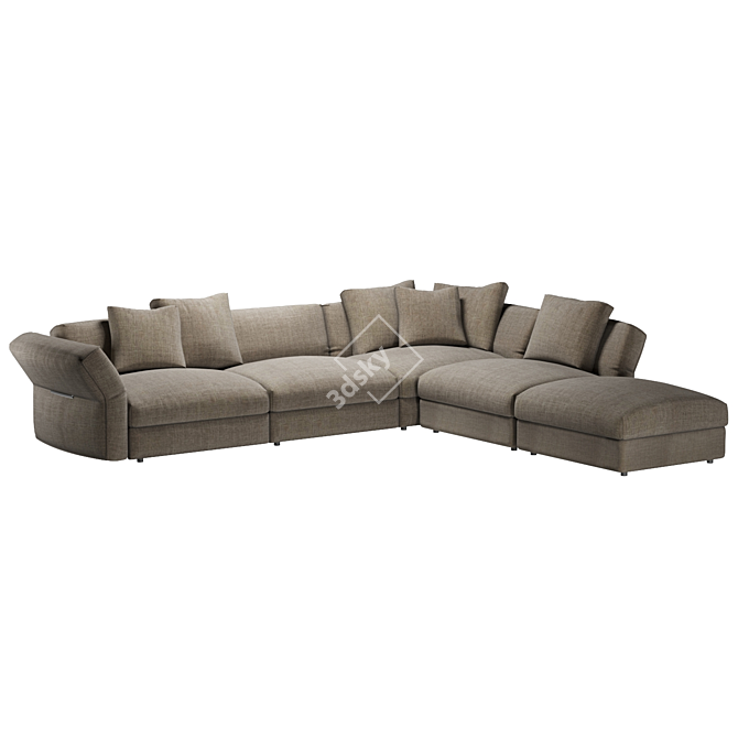 Unico Lifestyle Golfstream Corner Sofa 3D model image 1