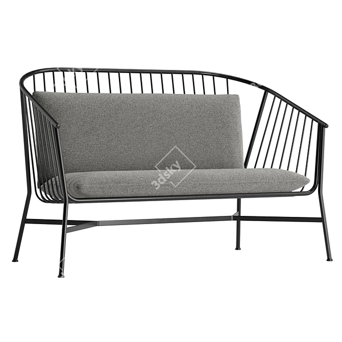 Jeanette Sofa, UV Unwrapped, Real Size 3D model image 1