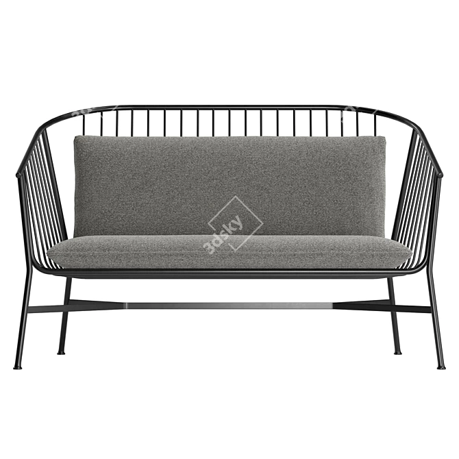 Jeanette Sofa, UV Unwrapped, Real Size 3D model image 2