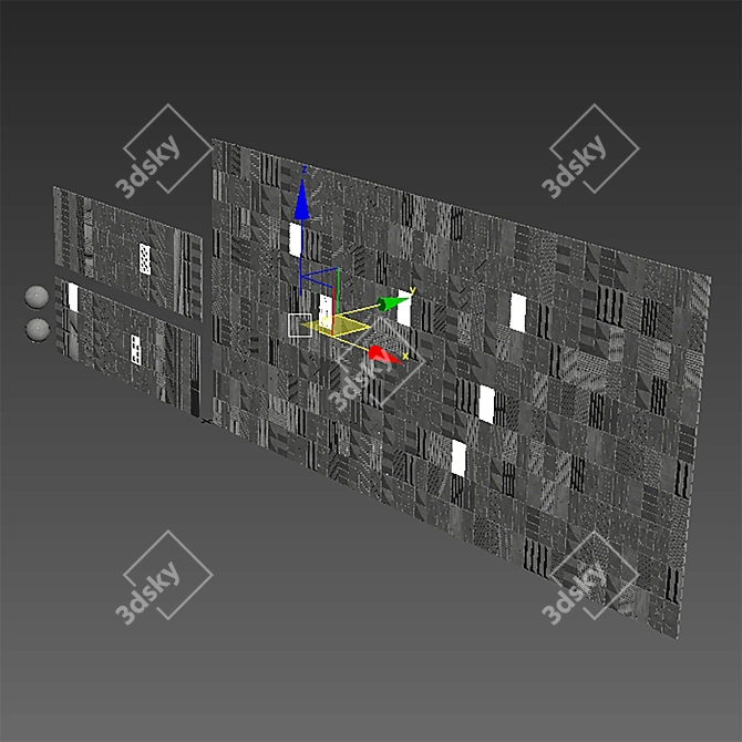 Stone Texture Model Kit 3D model image 5