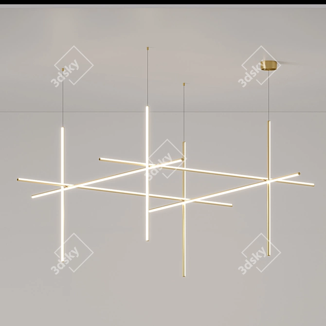 Flos Coordinates Suspension Lighting Collection 3D model image 5