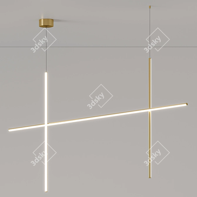 Flos Coordinates Suspension Lighting Collection 3D model image 9