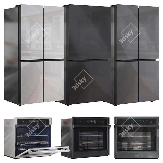 Samsung Smart Appliance Collection 3D model image 4