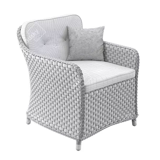 Cosy Halton Chair 3D model image 4