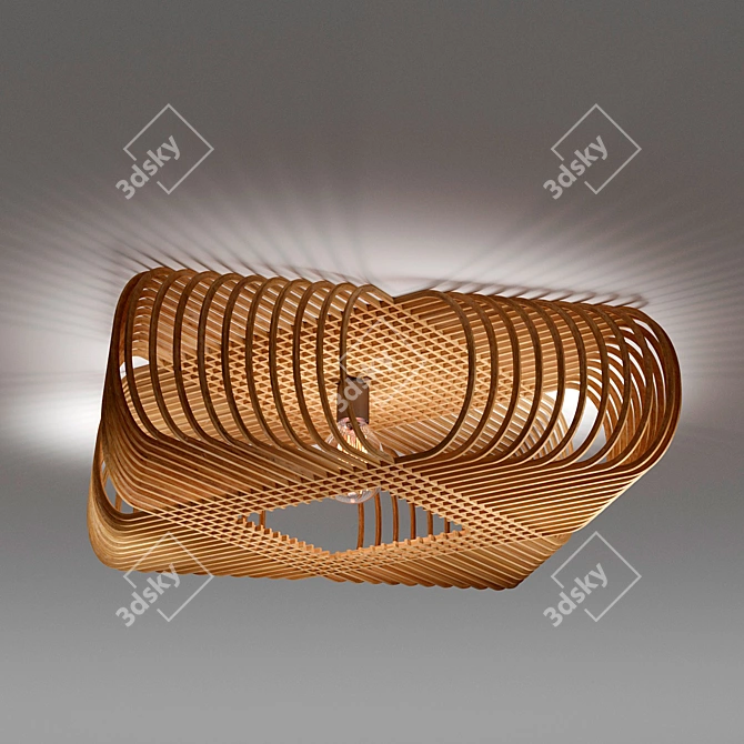 Ovals Ceiling Light by Alex Groot 3D model image 11
