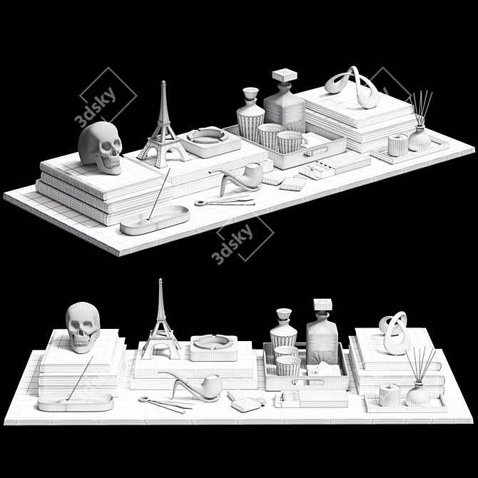 Modern Decor Set 2015 3D model image 3