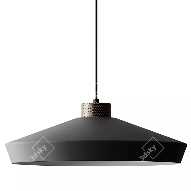 Modern Edge Pendant Lamp - Large 3D model image 2