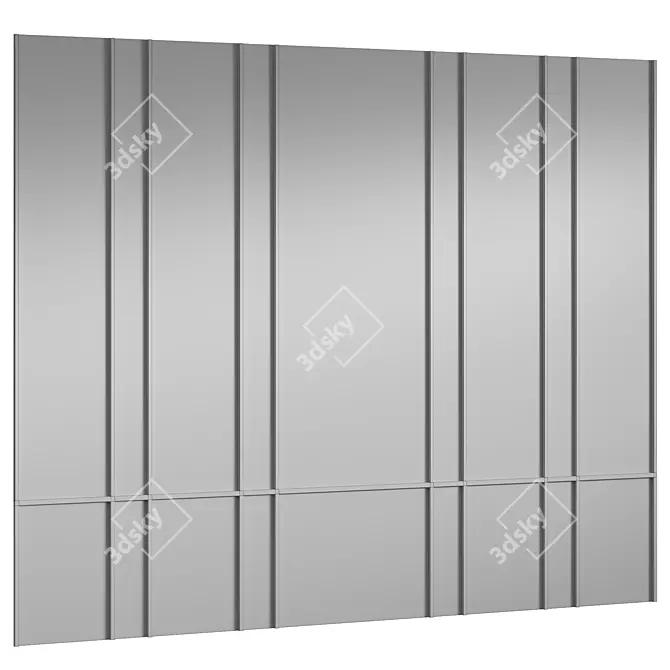 Decorative Wall Panels 3D model image 3