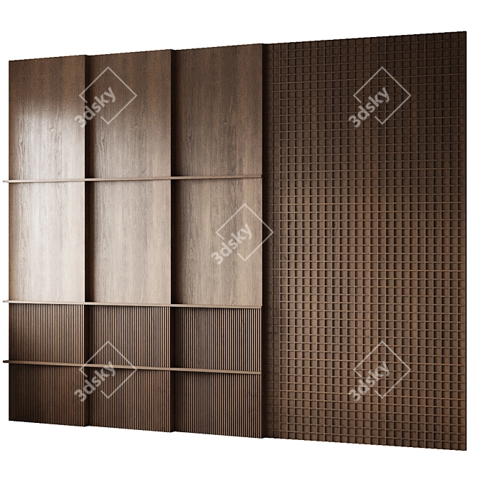 Wooden Panels, 26054 Polys 3D model image 2