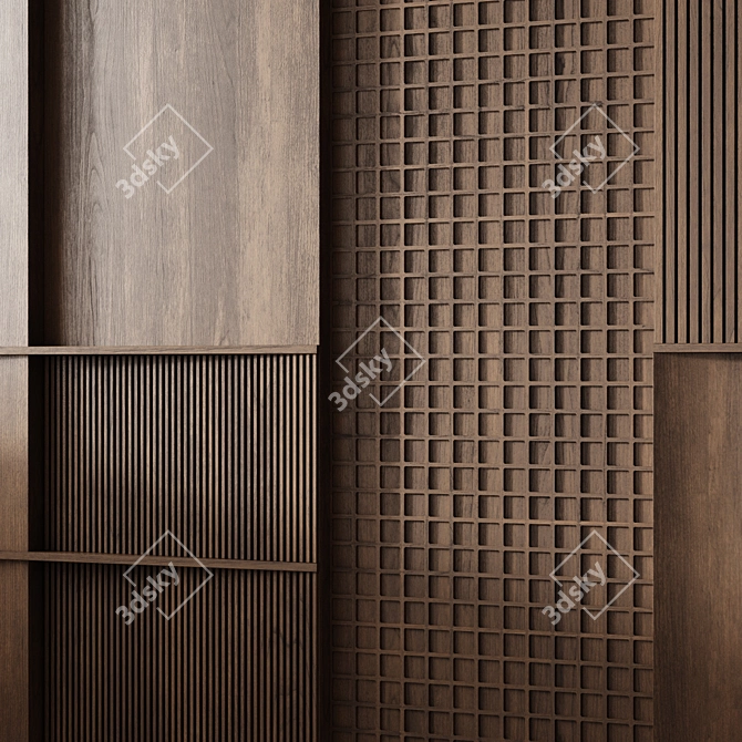 Wooden Panels, 26054 Polys 3D model image 4