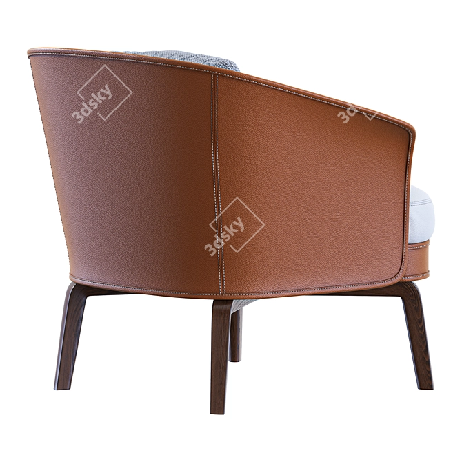 Sleek Nivola 2015 Armchair Design 3D model image 2