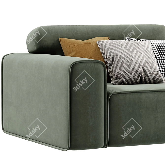 Modern Viena Sofa 2017 Edition 3D model image 5