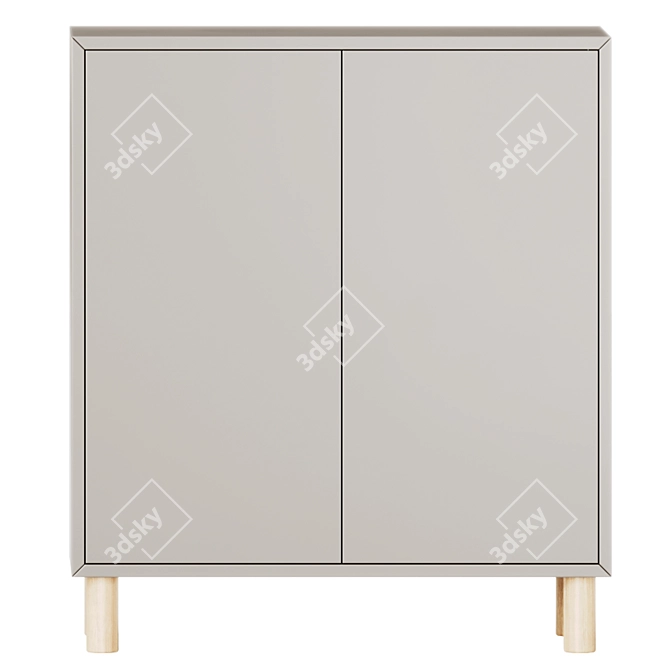 Ikea Eket Cabinet Legs 80cm 3D model image 5