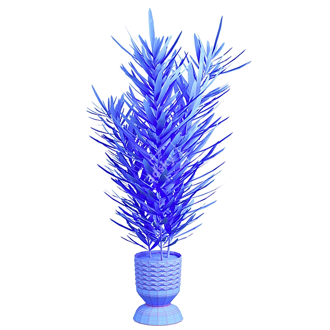  Indoor Plants 4 Pack Bundle 3D model image 4