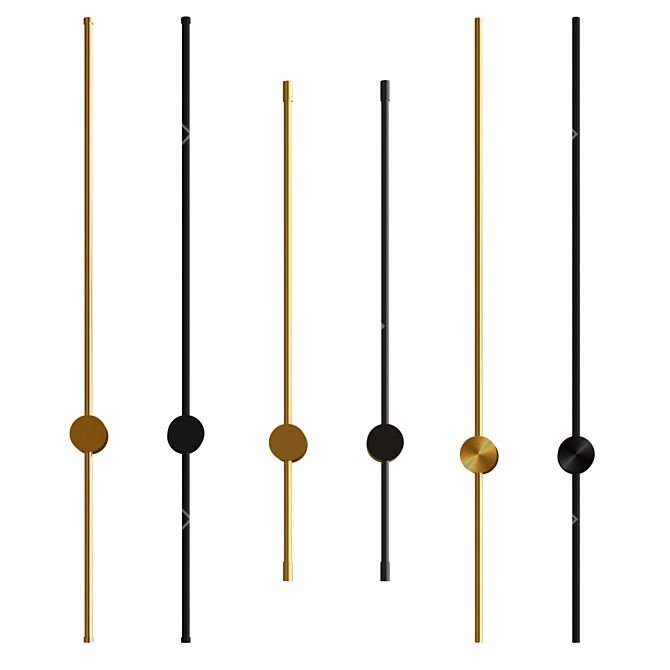 Elegant KEMMA Collection Pendant Lighting 3D model image 1