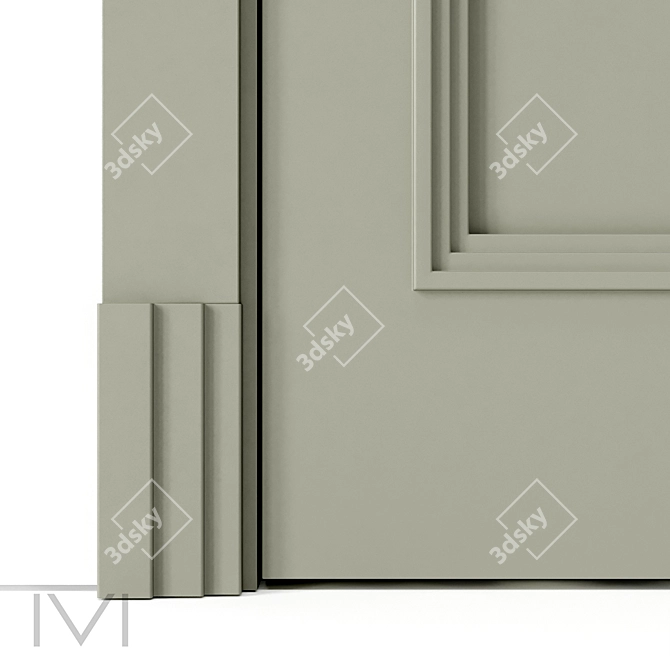 Berlin Interior Doors by VIVOMOBILI 3D model image 1