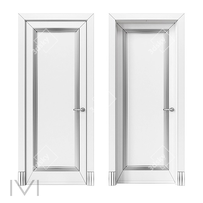 Berlin Interior Doors by VIVOMOBILI 3D model image 2