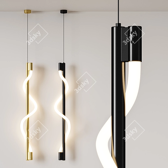 Maurice Pendant Light Fixture 3D model image 2